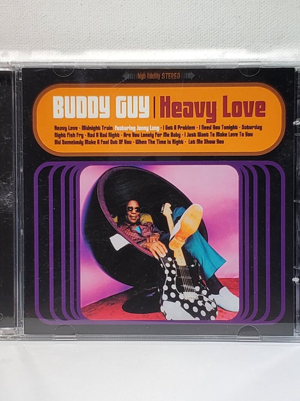 VINTAGE BUDDY GUY...HEAVY LOVE COMPACT DISC...1998 SILVERTONE RECORDS